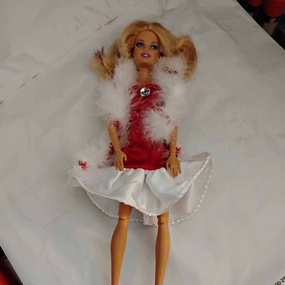 OOAK Valentine Barbie Doll and Handmade Outfit #4